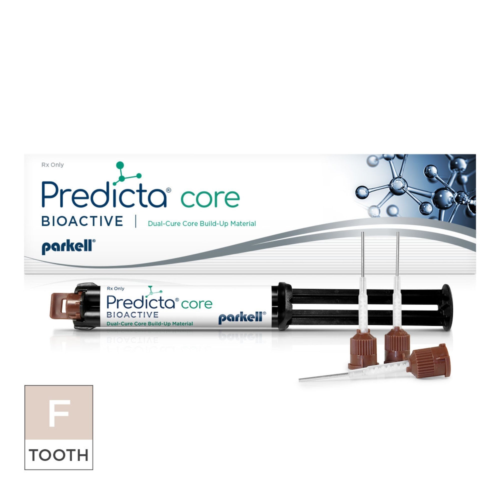 Parkell S601 Predicta Bioactive Core Flowable Syringe Tooth 5mL Parkell S601 Predicta Bioactive Core Flowable Syringe Tooth 5mL
